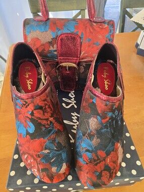 Ruby Shoo Booties With Matching Purse